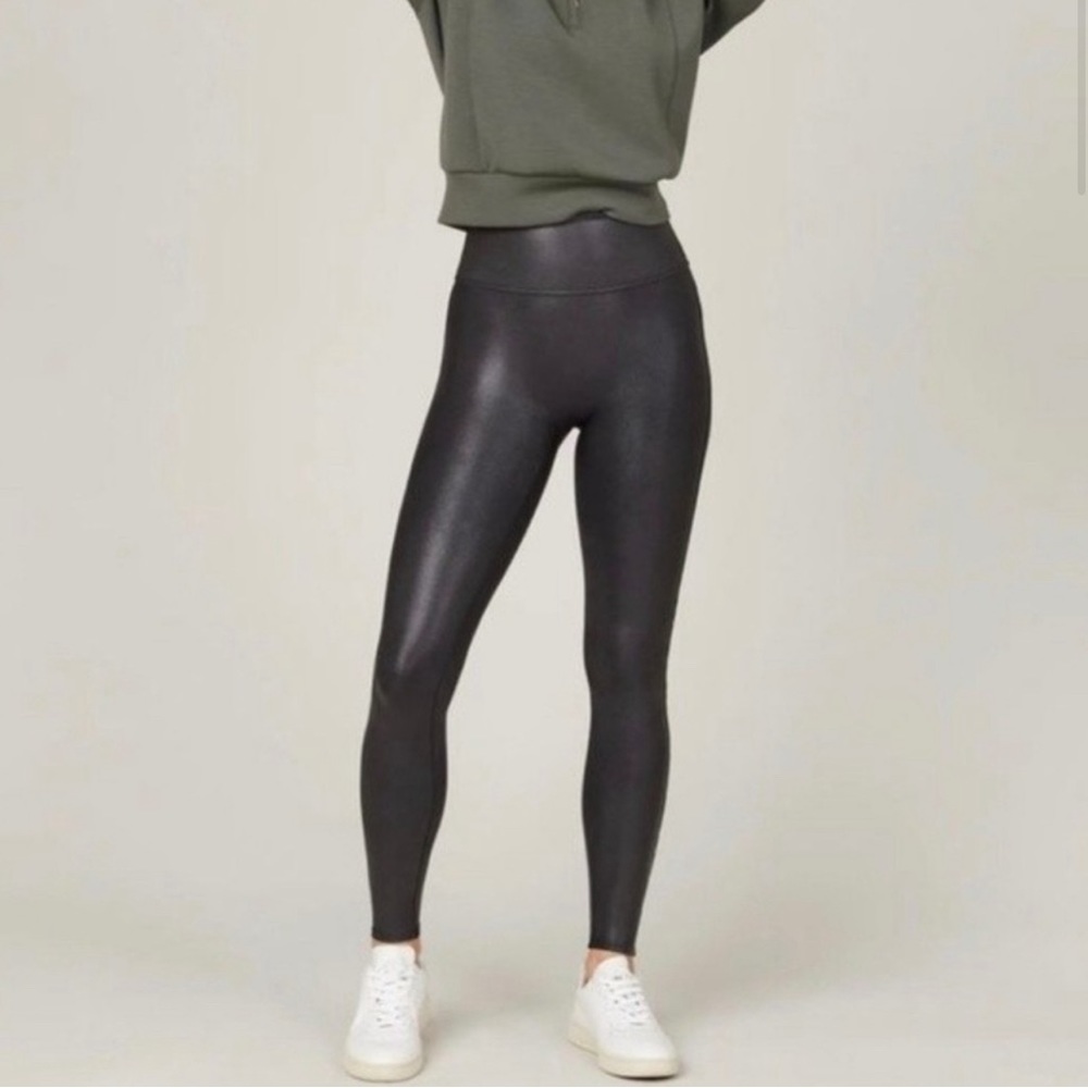 SPANX Faux Leather Leggings